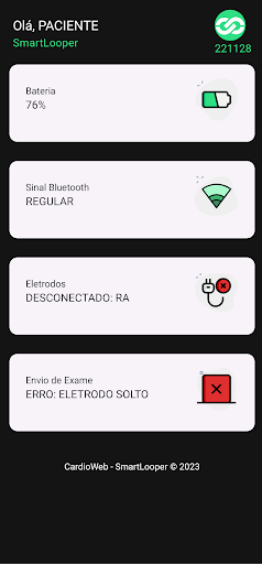 Smart Looper CardioWEB Screen 3
