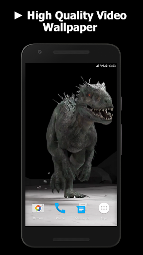 Android application Dinosaur Video Wallpaper screenshort