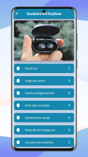Soundcore A40 Earphone Guide Screen 2