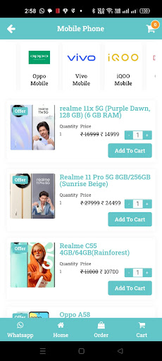 Selfie Mobile Shop Screen 3