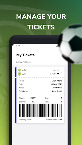 Aek tickets Screen 3