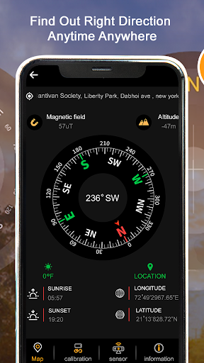 Digital Compass - GPS Compass Screen 2