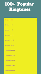 Popular phone ringtones