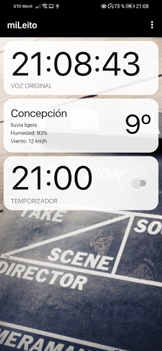 Android application miLeito screenshort