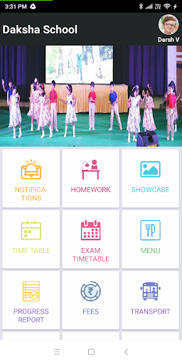 Android application Daksha School - Parent App screenshort