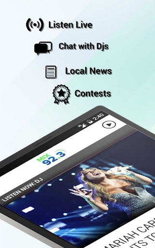 Screenshot of Mix 92.3