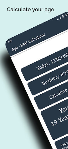 Age - BMI Calculator: Health Screen 2
