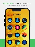 screenshot of Pixel DARK Icon Pack