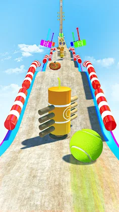 3D Sky Rolling Going Ball Game - Screenshot 4