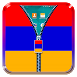 Armenia Flag Zipper LockScreen icon