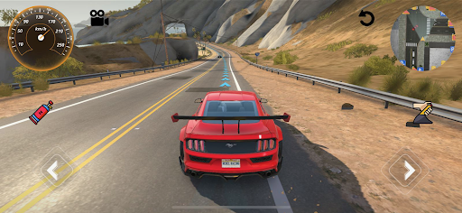 Android application Extreme Car Driving Simulator screenshort