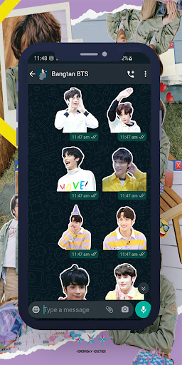 Huening Kai TXT WASticker Screen 3