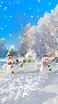 雪だるま ライブ壁紙 クリスマス 背景 Androidアプリ Applion