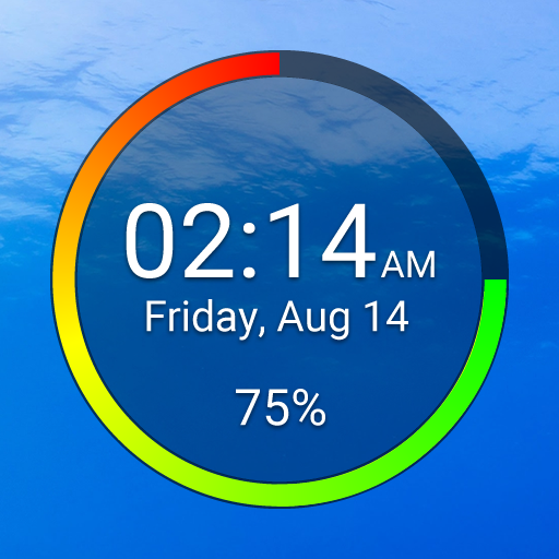 Battery Clock  Icon