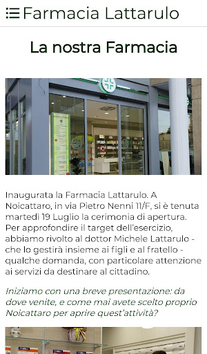 Farmacia Lattarulo Screen 3