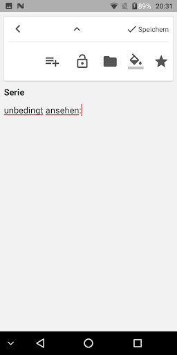 Notizen machen Notizbuch Screen 3