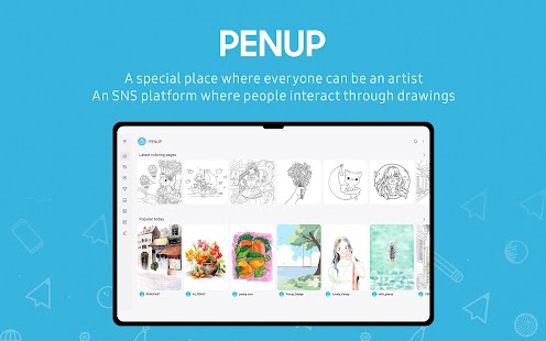PENUP – Drawing-sharing SNS Screenshot