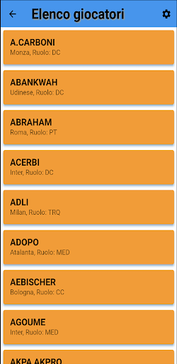 Fantacalcio predict Lite Screen 2
