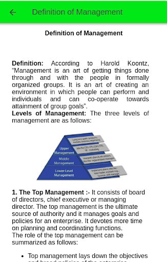 Principle of Management Screen 3