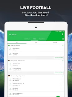 SKORES - Live Football Scores Screenshot