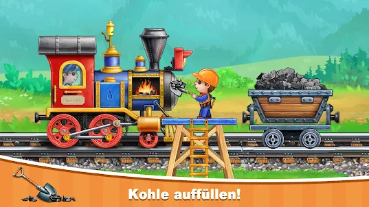 Bahnhofsspiel für Kinder: Bahn