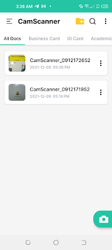 Android application Camera Scanner Docs screenshort