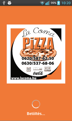 Android application La Coma Pizzéria screenshort