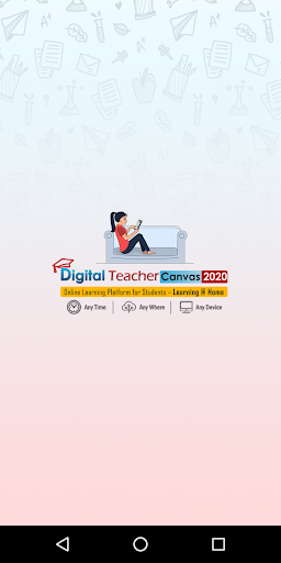 Android application Digital Teacher CANVAS screenshort