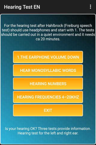 Hearing Test EN - 8 - (Android)