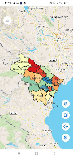 Android application VnMap screenshort