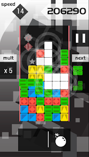 hybrix - a fast-paced block puzzler Screenshot