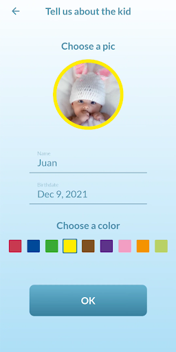 Android application Deedz - Baby diary screenshort