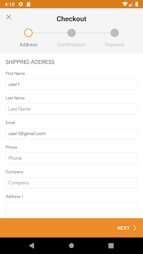 Demo App multi vendor wordpres