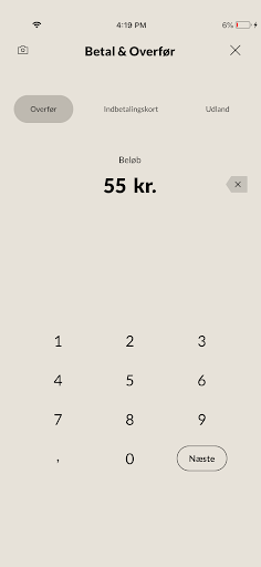 Sparekassen Danmark Mobilbank Screen 2