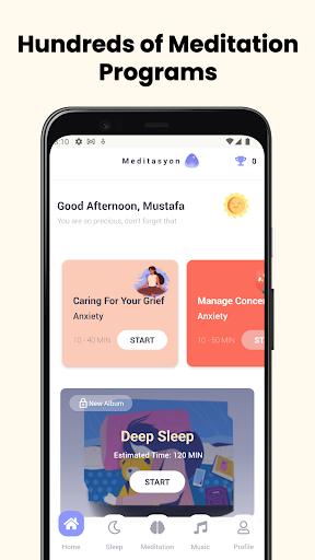 Meditation App: Sleep Sounds Screen 2