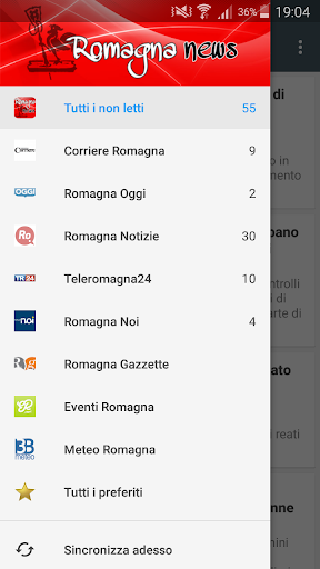 Android application Romagna News screenshort