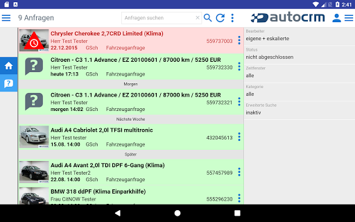 autocrm AM3 Screen 3