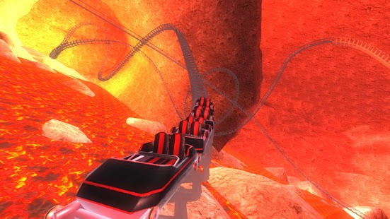 اسکرین شات Inferno - VR Roller Coaster