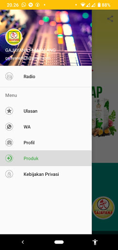 GAJAYANA FM MALANG Screen 3