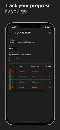 Timeception: Test your timing Screenshot