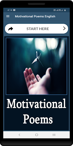 Android application Motivational Poems - English screenshort