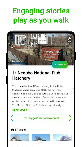 Neosho Tour Guide:SmartGuide Screen 2