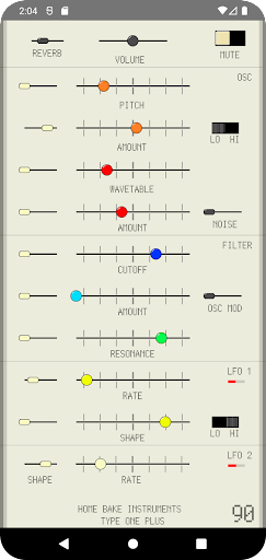 SYNTHESIZER TYPE ONE+ Screen 2