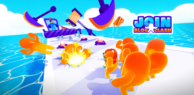 Join Blob Clash 3D: Блоб, беги