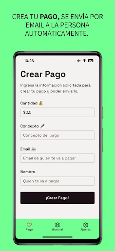 Android application PagoHoy screenshort