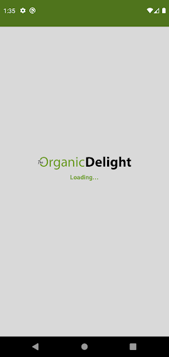 Android application Organic Delight screenshort