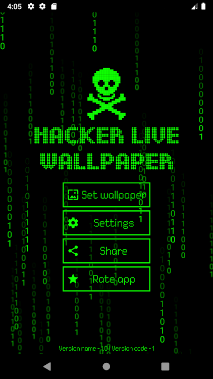 Hacker Live Wallpaper Matrix - 1.0.15 - (Android)