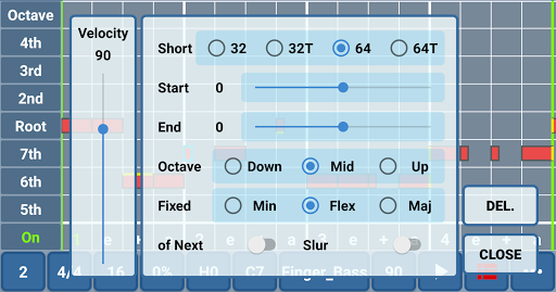 Bass Loop Maker Screen 2