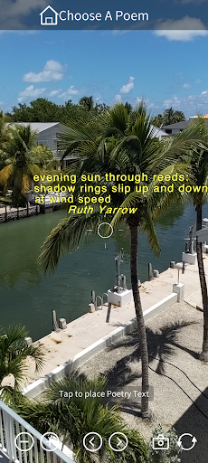 Android application AR Poetry Experience screenshort