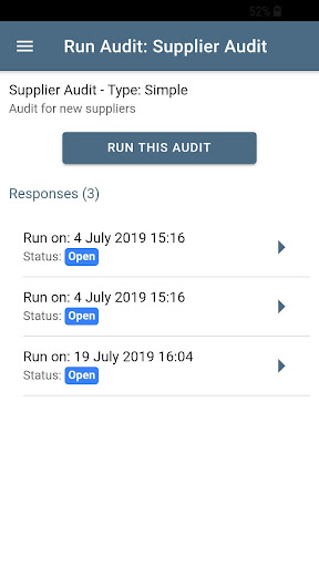 MY Audits Screen 3